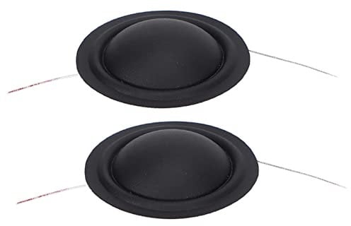 Annadue 2Pcs 25mm Silk Film Dome Tweeter Voice Coil, Replacement DIY Tweeter Dome Film for Speaker Repair Parts