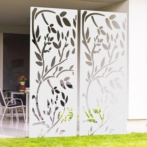 IDMarket - Panneau décoratif Universel 150 x 50 CM LIS Gris Clair