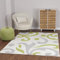 Livabliss Marseille Wohnzimmer Teppich Modern - Abstrakt Design in Marmor Optik 120x170 cm für Wohnzimmer, Esszimmer, Schlafzimmer - Weicher Kurzflor in Weiß, Grün, Grau