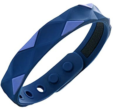 Zhenqi Negative Ionen-Armband, Anti-Müdigkeit, verstellbar, Silikon, Sport-Armbänder für Laufen, Wandern, Camping