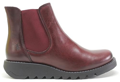 Fly London Salv, Stivali Chelsea Donna, Viola Viola Elastico, 38 EU