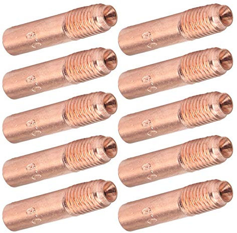 Buse De Soudage Parkside 0,9, Tube 0.9, Buse Soudage 0.9mm, 10 Pièces Buses Conductrices pour soudage MIG Pointes de en cuivre Petits Accessoires 0,9 mm