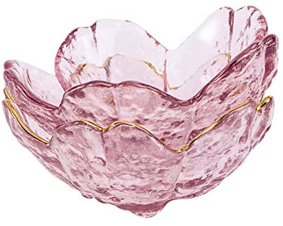 Cabilock Small Seasoning Saucers Glass Sauce Dishes Lids Condiment Pots Grey Violet Versatile Glass Dishes for Home