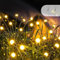 beek Glühwürmchen Solar Gartenlichter für Außen 2 Stück, 6LED Firefly Solarlampen Wasserdichte, 2 Modi immer an und blinkend Solarleuchten Decor für Garten Patio Balkon Yard