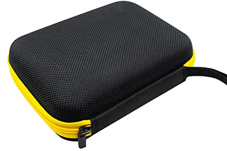 Newwyt Custodia Portatile da Viaggio Custodia per Custodia per RG35XX/RG353VS/miyoo Mini Plus Console di Gioco Organizzatore Antiurto Nero PC Plastica