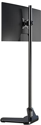 Pholiten Monitor Halterung, Höhenverstellbarer Monitorständer 120 cm, extra Langer Monitorständer, Monitorhalterung Stabil und vielseitig einstellbar, Ergonomischer Komfort und Platzersparnis