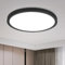 muyuua Deckenlampe Flach Deckenleuchte LED - Schlafzimmerlampe Ø22cm Badezimmerlampe Rund 15W Schlafzimmer Bad Deckenbeleuchtung Flurlampe Warmweiß Badlampe IP44 Küchenlampe für Badezimmer Küche Flur