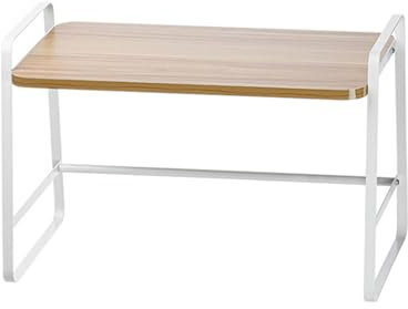Estante para Horno Microondas sobre Encimera, Soporte Organizador de Cocina con Ganchos, Ahorra Espacio, para Salón Cocina