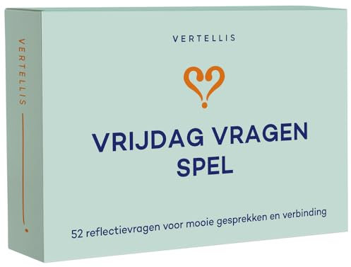 Vertellis Kartenspiel - Das Freitag Fragen Spiel - Fragenspiel - Für Mehr Selbsterkenntnis - Gesprächskarten