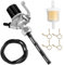 Benzinhahn Kraftstoffhahn Benzinschlauch Kit 1M Länge Ø 5mm Kraftstoffleitung + 1 Stück 6mm Benzinfilter + 4 Stück Schlauchschellen Benzinschlauch für Simson S50 S51 S53 S70 S83 SR1 SR2 MZ ES