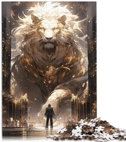 Puzzle für Erwachsene mit Spiegelbild, 1000 Teile, Holzpuzzle, Familienspiel, Stressabbau, schwieriges Herausforderungspuzzle, 1000 Teile (50 x 75 cm)