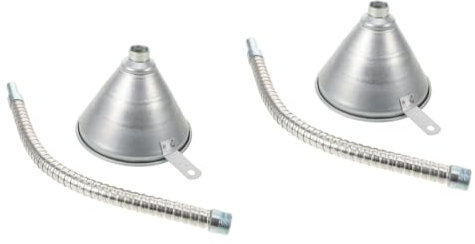 GLEAVI 2piezas Embudo Flexible De Para Cambio De Combustible y Fluido De Transmisión Diseño Compacto y Ligero Para Uso Automotriz
