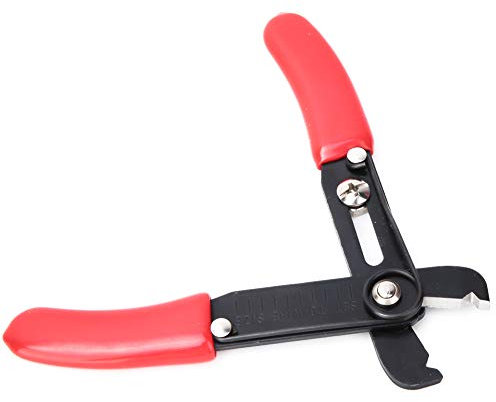 Kabelabisolierer, Elektrische Drahtschneiderzange mit Scharfer Klinge, Hochfester Stahlkörper Zum Abisolieren und Schneiden Dünner Drähte, Kabelschneider, Leiterplatten, 130 Mm