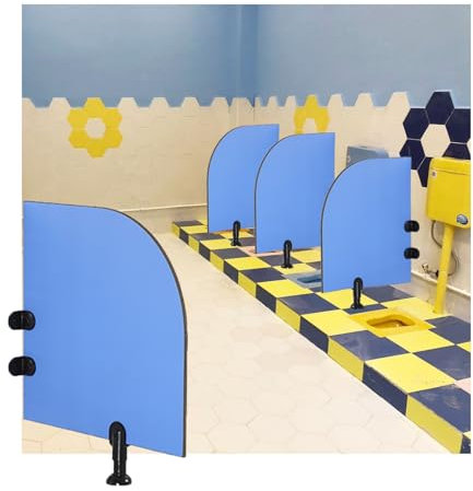 Urinal-Trennwand aus Holz für Privatsphäre im Kindergarten und öffentlichen Toiletten