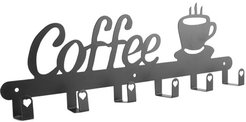 Sessleger Tassenhalter, Wandmontage, Kaffeebecher, Halterung für Kaffeetassen, Tassenaufhänger, Kaffeebecherhalter