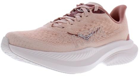 HOKA Mach 6 Damen-Sneaker, Rosa Latte/Blush, 37.5 EU