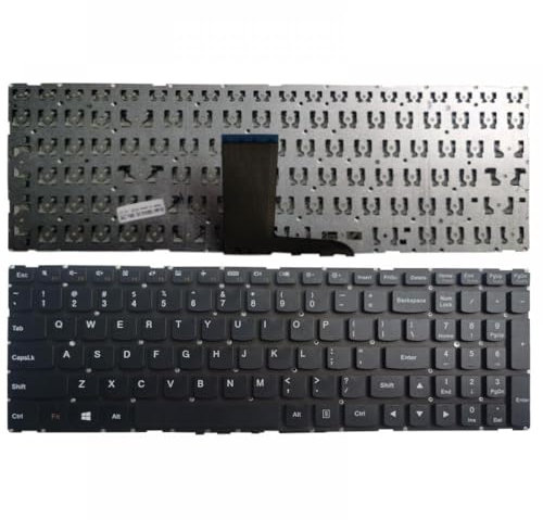 US Keyboard Compatible With 700-15 700-15ISK Black Non-Backlit Compatible Laptop Keyboard