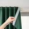 Sovtfides Tende oscuranti per camera da letto, tende adesive per finestre, oscuranti, senza foratura, tende autoadesive senza asta, finestre piccole, 88,9 x 200,7 cm (larghezza x lunghezza), verde