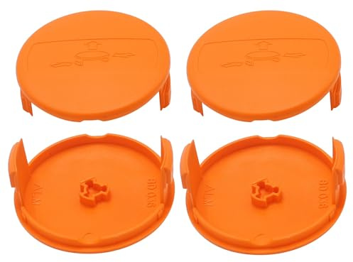 SECURA 4x Deckel Schutzdeckel für Fadenspule kompatibel mit Black&Decker STC1820 Freischneider