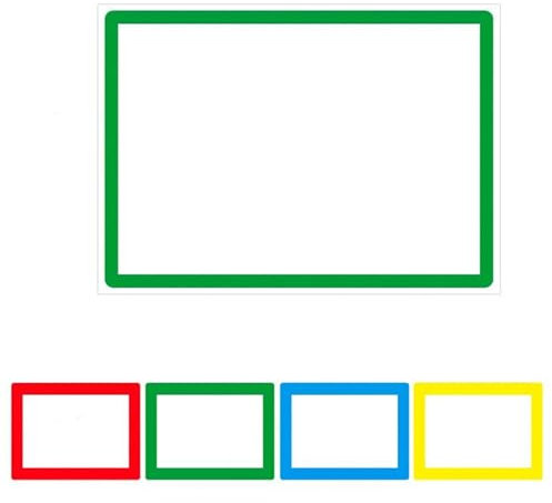 Etiketten Selbstklebend Rolle 50–150 Stück bunte, leere, handgeschriebene Namensaufkleber, Etiketten for Kinder, Schule, Lehrer, Angebot, Briefpapier, Aufkleber, Wasserflasche, Schreibtisch(QY1527-50p