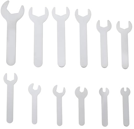 SG Store 12-teiliger Maulschlüsselsatz Metrisch 4–23 Mm Superdünn für Autoreparatur Möbelmontage