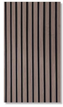 Akustikpaneele AURA Core Grey Oak 240x60cm | Wandpaneele Holzoptik grau | MDF & Filz Wandpanel | acoustic wall panel | Schallschutz Wand | 1 Stück | 1,44 m²