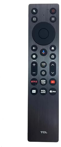 NTQinParts Voice TV Remote Control Controller Replacement for TCL 32Q3K 32, 40Q3K 40, 43Q3K 43 Q3K Series 1080P FHD QLED Smart TV