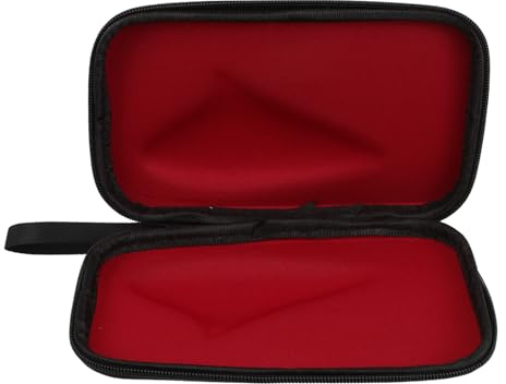 Okarina Hartschalen Aufbewahrungskoffer 12 Loch für Reisen und Outdoor | Eva Ausführung, Stoßfeste Hülle, Tragbares Format, Schwarz, für Musikinstrumente und Kleinteile