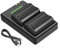 NEEWER EN-EL15 Kit de Chargeur de Batterie Compatible avec Nikon Z5, Z6, Z6 II, Z7, Z7II, D780, D850, D7500, 1 V1, D500, D750, D800, D7000, D7100, D7200 (2 pièces, 2100 mAh), Non Compatible avec Z8