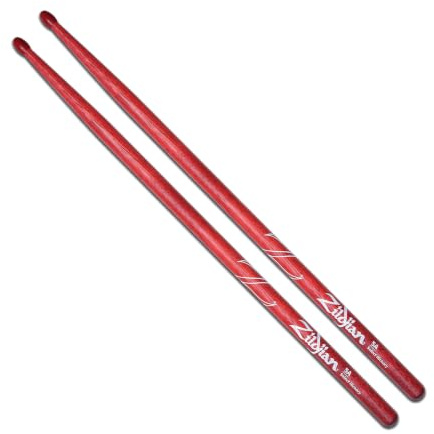 Zildjian 7A Hickory Drumsticks - Nylon Tip - Black DIP