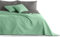 DecoKing 32978 Tagesdecke 260 x 280 Minze Stahl Silber anthrazit grau Bettüberwurf zweiseitig Steppung pflegeleicht Mint Steel Axel