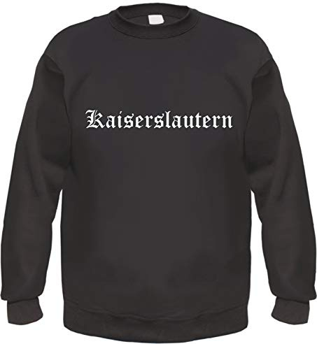 HB_Druck Kaiserslautern Sweatshirt - Altdeutsch - Bedruckt - Pullover XL Schwarz