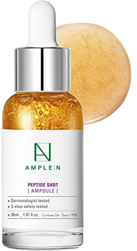 Coreana AMPLE:N Ampolla de inyección de péptidos 1.01 fl.oz.(30 ml)-Suero reafirmante facial antiarrugas y antienvejecimiento definitivo, potenciador de tri-péptidos, cuidado de la piel rejuvenecedor