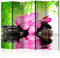 murando Raumteiler Foto Paravent Blumen 225x172 cm beidseitig auf Vlies-Leinwand Bedruckt Trennwand Spanische Wand Sichtschutz Raumtrenner Home Office Spa b-B-0283-z-c