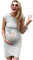 DAY8 Robe Grossesse Photographie Shooting Robe Été Sexy Courte Femme Enceinte Pas Cher Chic Humour Bébé Robe Soirée Grossesse Photo Mini Robe Cocktail Mariage Maternité Vêtement Grossesse