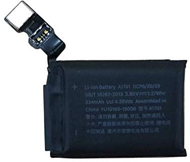 WYGUO A1761 Remplacement de la Batterie pour iWatch Series 2 (42mm)(3.8v 1.27wh)