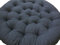 TBA Papasansessel Kissen, Polster Bodenkissen für Schwenksessel, Rund Papasan Sessel, Polyrattan Sessel - Durchmesser 130 cm und Kissenstärke 10-12cm (Anthrazit)