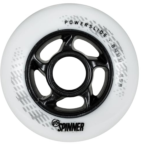 Powerslide Spinner 4er Rollenset 2022 White, 84mm/85a