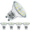 EACLL Bombillas LED GU10 Blanco Frio 6.5W Equivalente 100W Halógena, 6400K 735 Lúmenes 120° Spotlight, Focos Sin Parpadeo AC 230V, Lámpara Reflectora no Regulable, Pack de 4