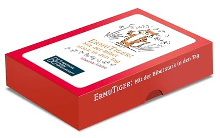 ErmuTiger: Mit der Bibel stark in den Tag. Liebe: 48 Bibelverskarten in Box