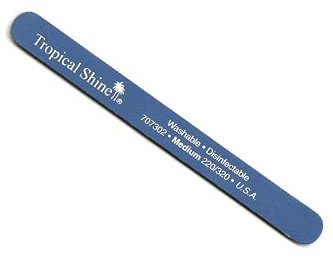 Tropical Shine Blue Cushion Nail File Medium 220/320 Blue