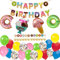 Geburtstagsdeko Ballon Girlande Set Krapfen Geburtstag Dekoration für Mädchen Kinder Frauen Party Deko Luftballons Geburtstag