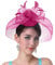 YJZQ Fascinator Hut Vintage Schleier 1920er Hochzeitshut Hochzeit Braut Elegant Feder Mesh Gesichtsschleier Hut Cocktail Tea Party Kopfbedeckung Braut Kostüm Accessoires