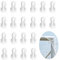 BOBOZHONG Fußball Netzclips,20PCS Fußball Tor Netz Clips Fußballtor Zubehör Fußballnetz-Clips Kunststoff Netzclips für Outdoor-Sportarten Fußballnetze Tennisnetze