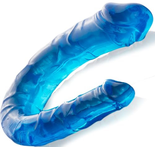 Doble dildo Doble penetración Juguetes sensuales para pareja: Juguetes eróticos para sexo para parejas Pene gigante Didlo sexual Sex toys Dildo anal Penes enormes Double dildo Dildo xxl D28
