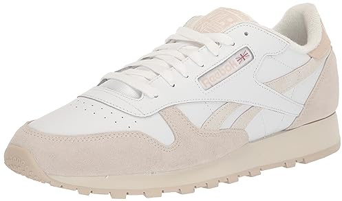 Reebok Classic Lthr 2214 - Zapatillas de deporte para mujer, Ftwbla Blanco Yeso Masilla, 13