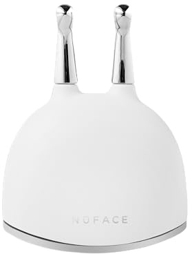 NuFACE FDA Cleared Effective Lip & Eye Attachment for TRINITY+ Microcurrent Facial Device - At Home Eye & Smile Lines Treatment to Tighten Hard-to-Reach Areas Around Mouth and Eyes