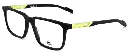 adidas Brille mit Sehstärke für Herren optional mit Sonnenbrillentönung oder Blaulichtfilter, Rechteckig, gefertigt aus Acetat, Modell: SP5039 (inklusive Brillenetui)