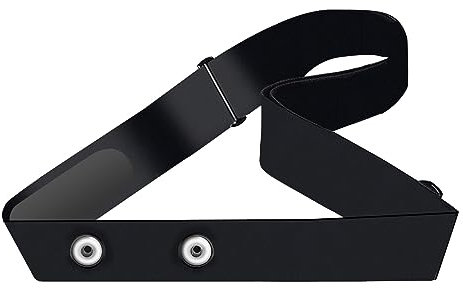 Heart Rate Monitor Chest Strap Replacement for Polar H10 Polar H9 Polar H7, Adjustable HRM Soft Replacement Chest Strap Compatible with Heart Rate Sensor(Black)