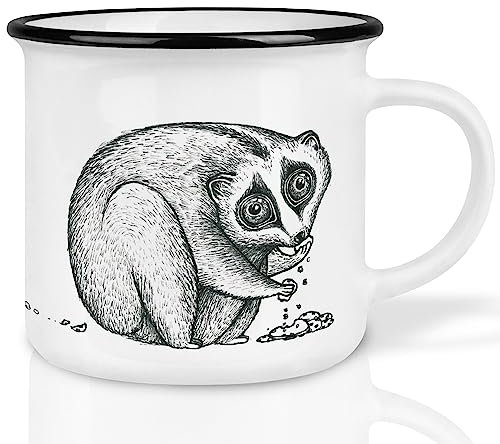 Ligarti® Keramiktasse [Design by H. Ligeti] Design Mug & handveredelter Becher I Spülmaschinengeeignete Tasse, Kaffeetasse, Teetasse, Cup (Lori)